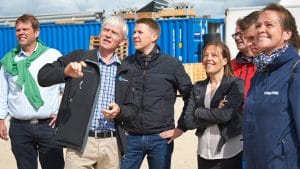 Politisk besøg på Solrød Biogas