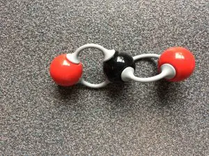 Fig. 5 Molekylemodel af Co2.