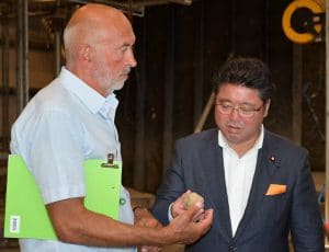 Mr. Mikio Shimoji besøger Solrød Biogas